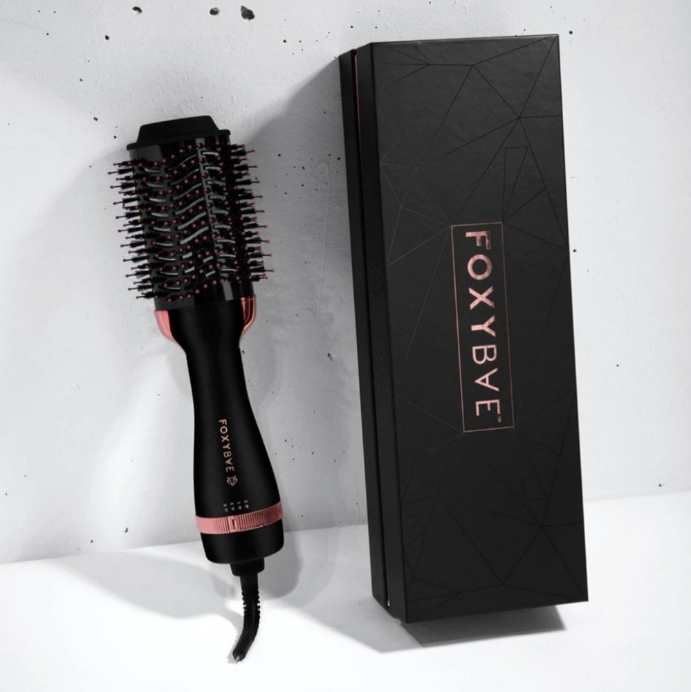 Foxybae Limited Edition Rose Gold Blowout Dryer Brush Pro, (NIB)
